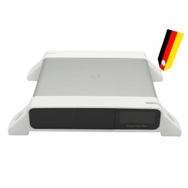 Bracket for Ubiquiti UCK Plus, Minimalist Table and Wall Mounting, White, Made in Germany