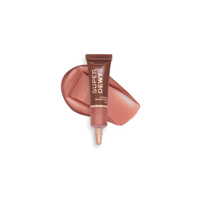 Revolution Super Dewy - Iluminador líquido de luces, luces rosas,