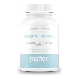 Matter Magno Complex Bisglicinato Magnesio Quelado  Magnesium Bisglycinate Chelated Supplement, 100 Caps                                              