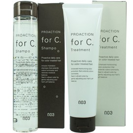 Number Three 003 PROACTION for C. Shampoo 170ml & Treatment 150g 5.29oz set