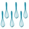 6Pcs Silicone Whisk, Mini Whisk Set, Small Whisks For Cooking,