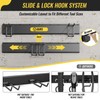 BJONKZ Garage Tool Rack Wall Mount – 48 inches Heavy-Duty