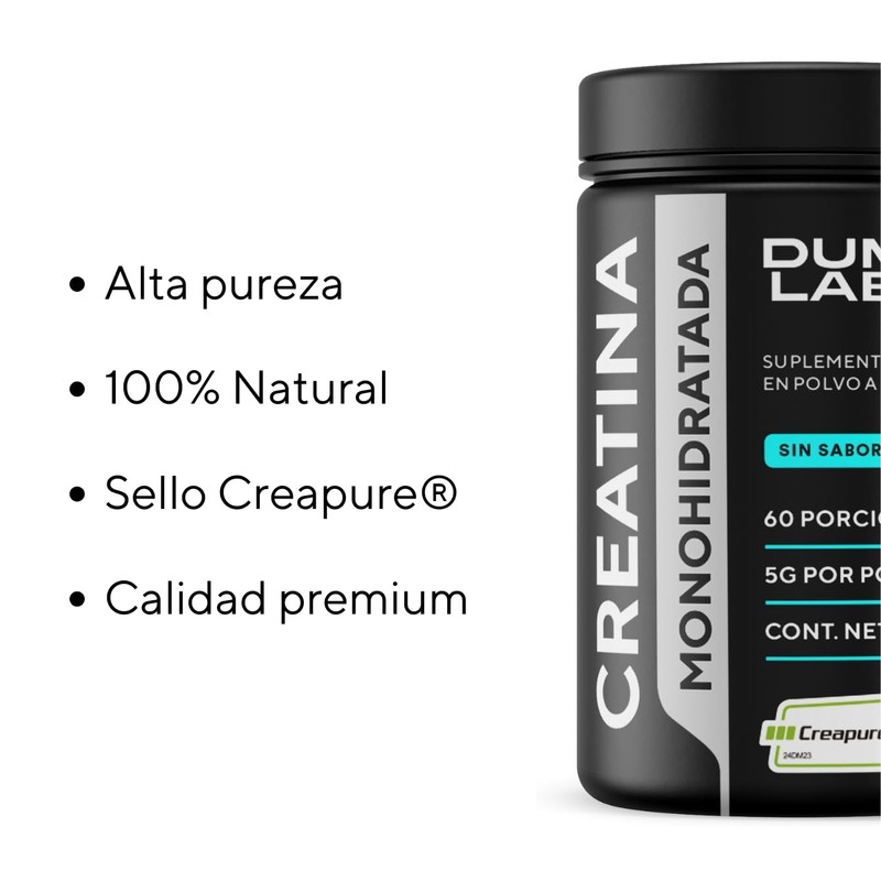 Creatina Monohidratada, Alta Pureza 300g | Dumo Labs