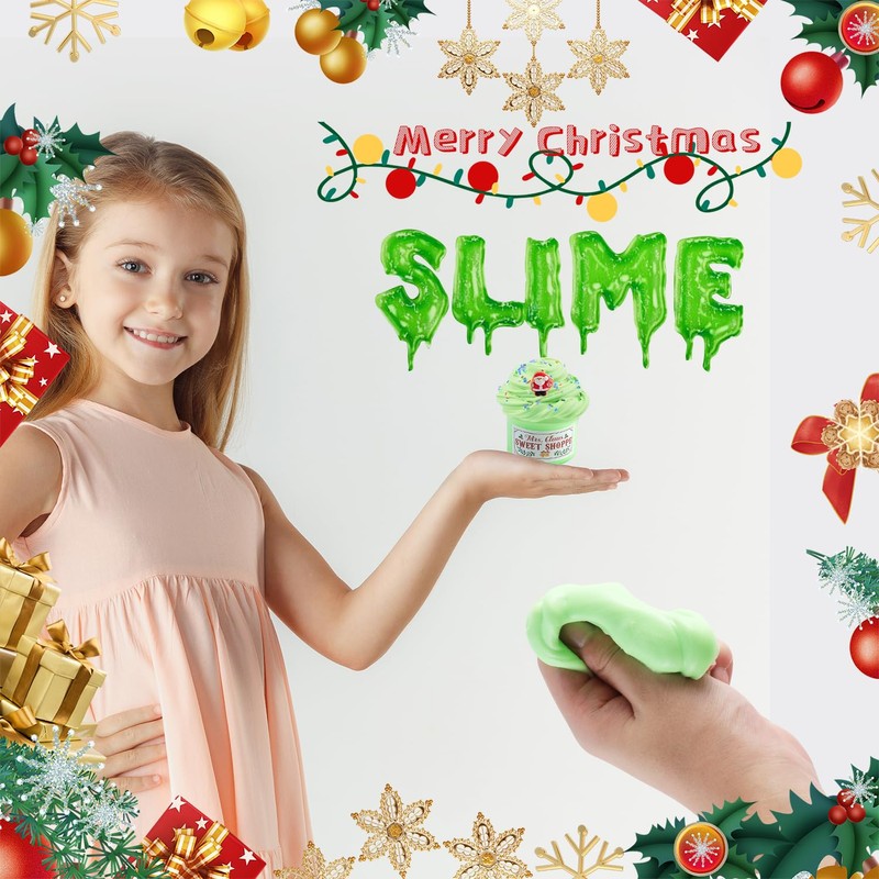 QCBF 2024 Christmas slime Countdown Calendar 24 Days Surprise with