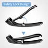 Toenail Clippers for Seniors Thick Toenails, Angled Head Toe Nail