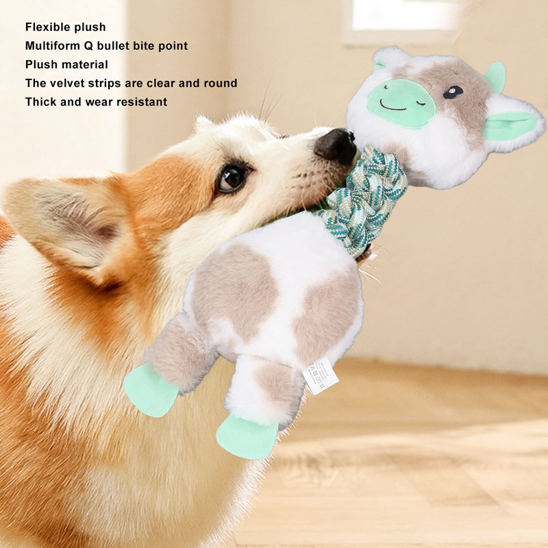 Pet Chewing Toy Bite Resistant Interactive Squeaky Pet Biting Toy