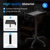 Salon Tray Cart,Adjustable Height Salon Tray with Wheels and Tool