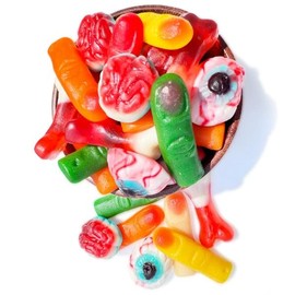 NY Spice Shop Missing Gummy Body Parts Candy – 3 Pound Fun Edible Body Parts Gummies for Parties & Events - Unique Assorted Shape Chewy Gummies for Candy Buffets, Decorations & Celebration Favors