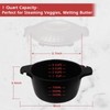 Professional Small Micro Cookware 1 Quart, Microwave Steamer for Vegetables,