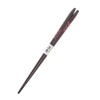 Needle Chopsticks pentagonal Margaret wood (natural wood) Red 28 cm