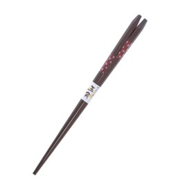 Needle Chopsticks pentagonal Margaret wood (natural wood) Red 28 cm