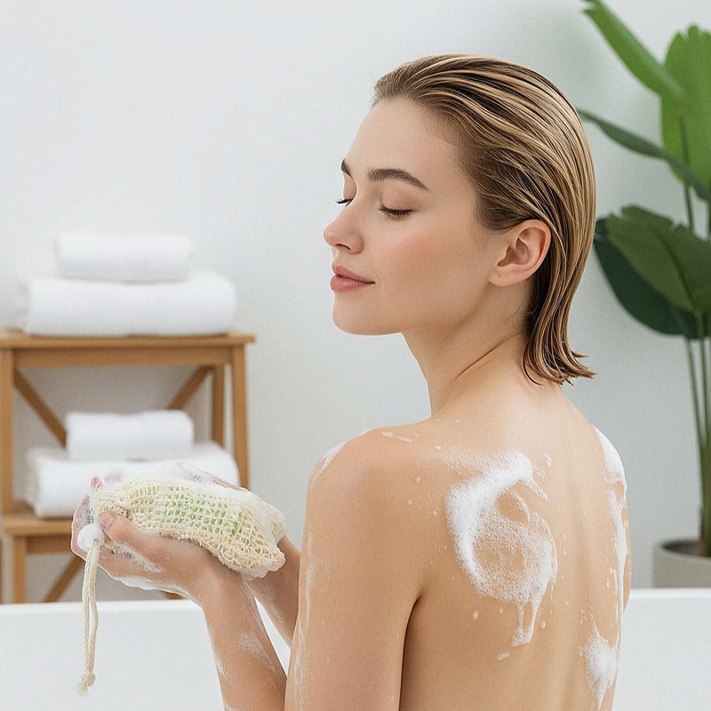 Zyghjort Soap Bag, 5 Pcs Natural Sisal Soap Saver Bag