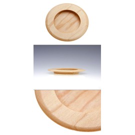 Bidoor PW-88 Simple Round, Clear, Large, Pack of 2