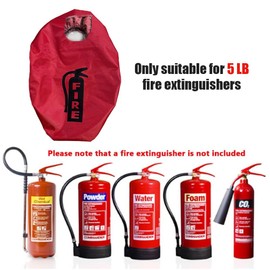 Fire Extinguisher Cover - Heavy Duty Fire Safety Protective Sleeve from scuffs & scratches Accessories, 5LB, 1 Pcs