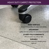 Marvelux Office Chair Mat for Carpeted Floors, Heavy Duty Polycarbonate