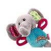 GiGwi (GiGwi) Dog Toy, Plush Friends Puffy Animal Elephant