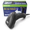 Visicom BC-NL1100U2-B Antibacterial Long Range CCD Barcode Reader, USB, Black,