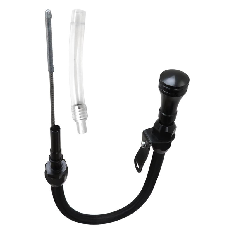 for LS Truck Engine Flexible Oil Black Dipstick Aluminum Stainless