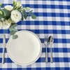 maxmill Square Tablecloth Water Resistance Antiwrinkle Spillproof Heavy Weight Gingham