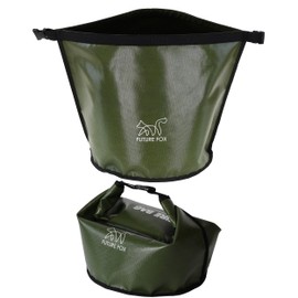 FUTUREFOX Fire Extinguishing Bag, Ash Bag, Large Capacity, Burning Scum Storage Bag, Freestanding, Charcoal Treatment, Charcoal Holder, Compact, green, Storage bag for scum and ash after the bonfire