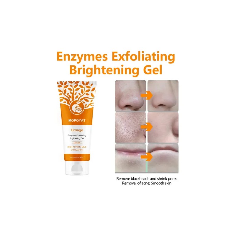 Gel Exfoliante Purificante Orange Enzima Brightening 50g