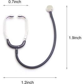 5Pcs/Set Dollhouse Mini Stethoscope Care Tools Dollhouse Dolls Miniature Garden Kit, Hospital Accessories Toys Set for House Decoration Doll Miniature Dollhouse Accessories, Decorations