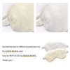 EleCharm 4-Pack New Faux Fur Eye Mask Soft Plush Nap