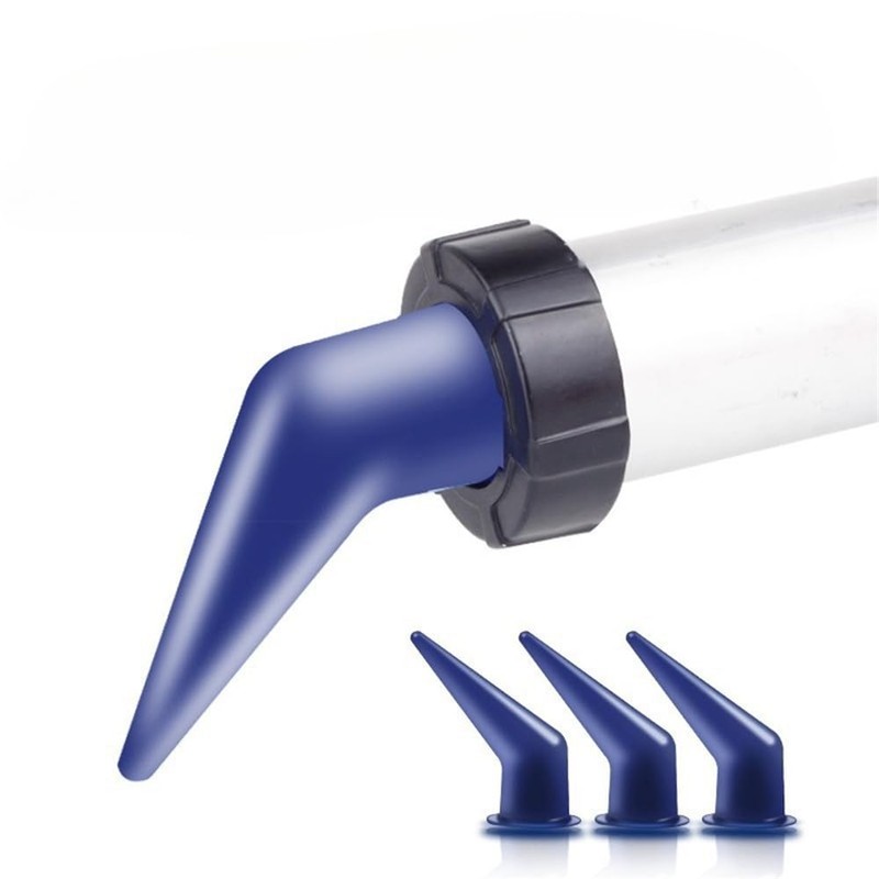 Angle Nozzle for Bulk Caulk Guns, 3-Pack