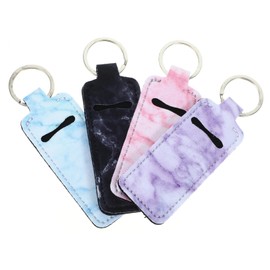 CAXUSD Portable Lipstick Holder Lipstick Keychain Holder