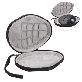 Estuche de Viaje para MX Ergo, Bolsa de Almacenamiento de Mouse Inalámbrico Portátil con Correa de Mano, a Prueba de Golpes, Liviana, Cubierta Protectora para MX Ergo