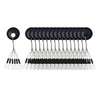 FOLANDO 100pcs Rubber Fishing Float Stops with Stainless Steel Wire