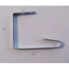 ABS RV Designer Like Metal Side Curtain Drapery Hold Back 3 x 4 Bracket RV Motorhome