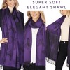 Purple Scarfs for Women - Butterfly Gifts for her -