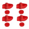 4 Sets DIY Chicken Feeder Rain Proof Poultry Feeder Port