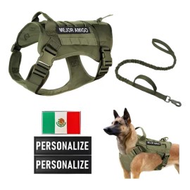 Táctico Pechera Arnés Perro Grande Arnés Correa Mediano Band