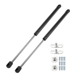 Motoforti Universal Lift Supports Struts Gas Spring 17inch/430mm 30lb/135N/13.5kg Black for Car Lid Boat Hatch Roof Window Lid Under Bed Lifting Tool Box Lid
