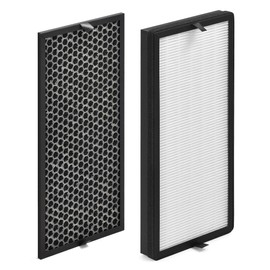 Zouhwaso PU4020 replacement filters Compatible with Rowenta Intense Pu-re Air PU4020 Air Puri-fier Model PU4020F1 PU4010 PU4015 PU4025, 1x XD6074 H13 HEPA and 1x XD6065 Acti-vated Car-bon Filter