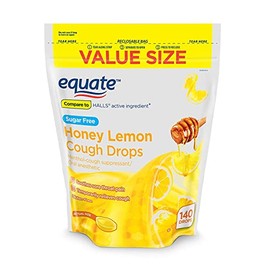 TOMENGBEI Equate Sugar Free Honey Lemon Cough Drops, 140 Drops