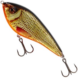 Westin Swim Glidebait 15 cm, 107 g, Suspender Jerkbait, Colour: Real Rudd