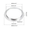 PATIKIL 8" Duct Connector Flange, Metal Straight Pipe Exhaust Flange
