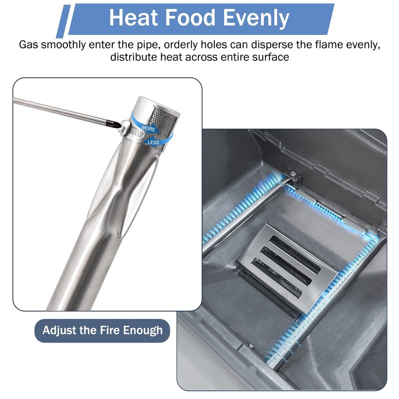 Criditpid Grill Replacement Parts for Weber Spirit I/II 200 with