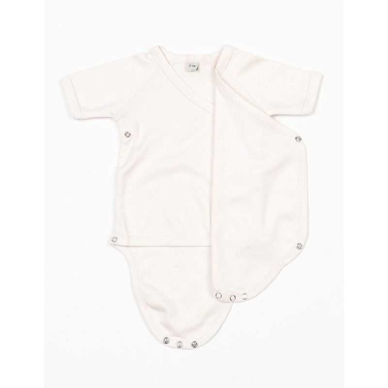 Kleckerliese Baby Body Wrap Bodysuit Boy Girl Short Sleeve "Alles