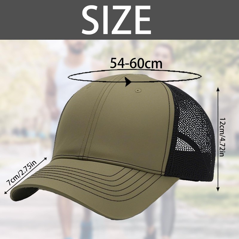 CWENDANER Mens Baseball Caps Trucker Classic Color Blocking Snapback Cap,
