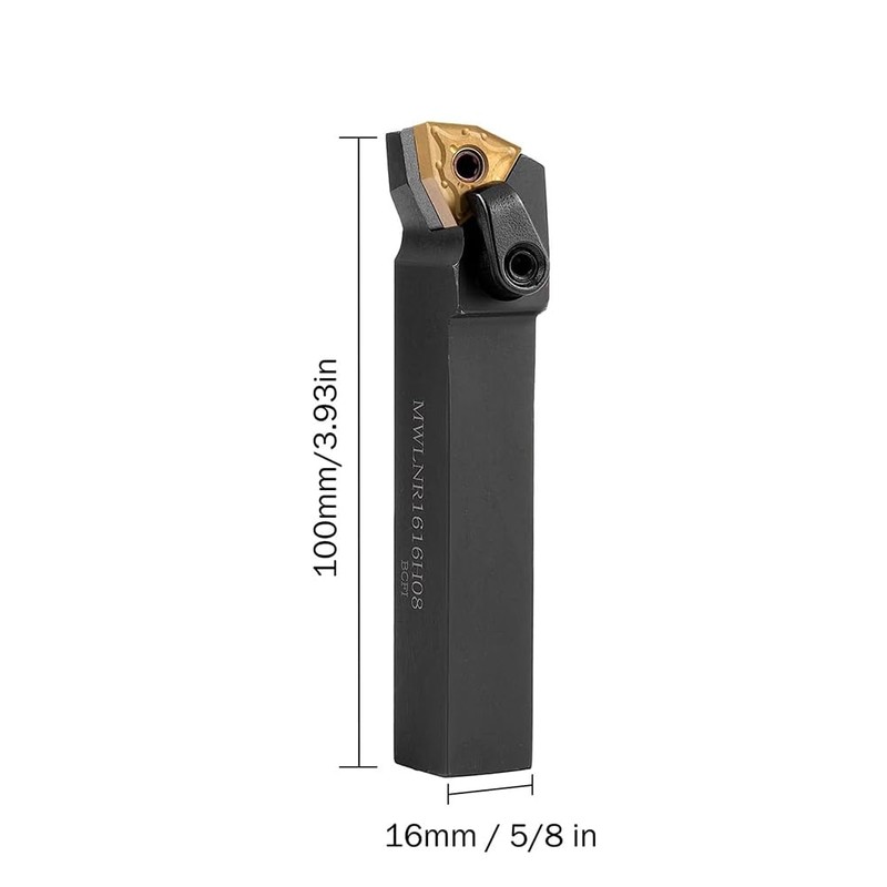 LINZUAN 5/8" Lathe Tool Holder MWLNR1616H08 Indexable Carbide Turning Tool