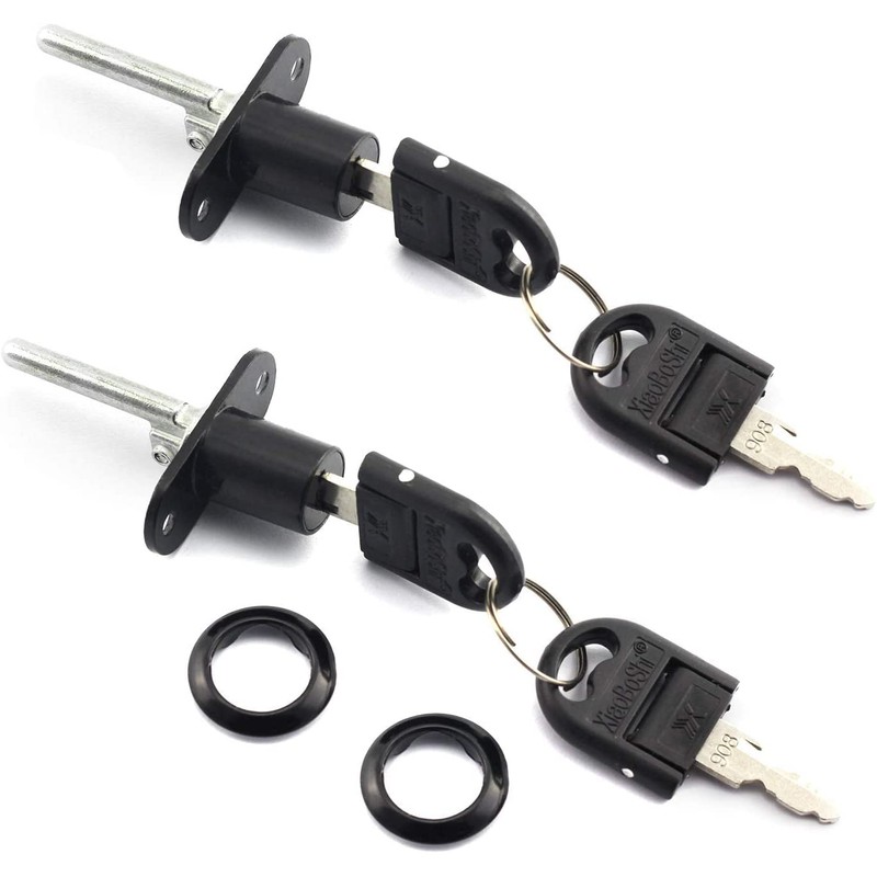 SQXBK 2PCS 16mm Drawer Lock 1 Lock 3 Office Desk