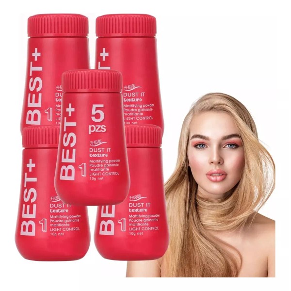 Mafab 5 Pieza Shampoo Seco Polvo Limpieza Cabello Elimina Sebo
