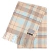 BUYER CH30a 100% Pure Cashmere Checkered Scarf, 19 Patterns, Men's,