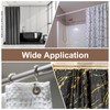 sourcing map 12Pcs Shower Curtain Hooks, Metal Roller Balls Glide