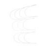 50pcs Stainless Steel Orthodontic Arch Wire Elastic Dental Orthodontic Rectangular