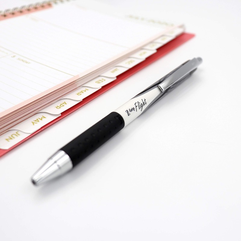 Zebra Pen Z-Grip Flight Retractable Ballpoint Pen, Bold Point, 1.2mm,